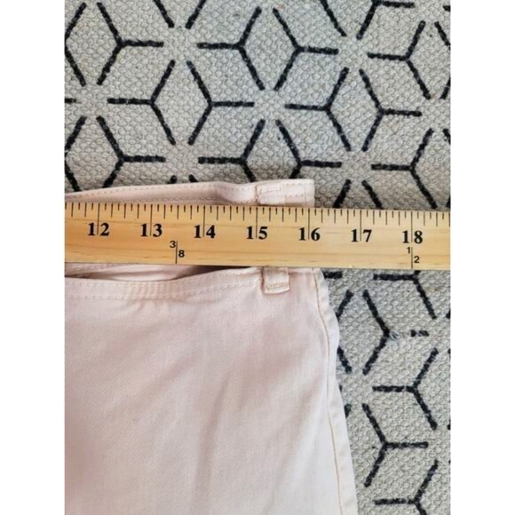 MARINE LAYER BRIDGET SLIM WIDE LEG CROP PANTS IN PEACH WHIP, SZ 14 - Picture 13 of 16